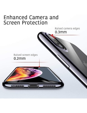 Funda ESR Essential Slim delgada para iPhone XS Max borde