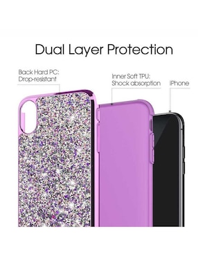 Funda ZIZO Diamond compatible para iPhone Xs y X