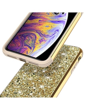 Funda ZIZO ZV Diamond para iPhone XS Oro
