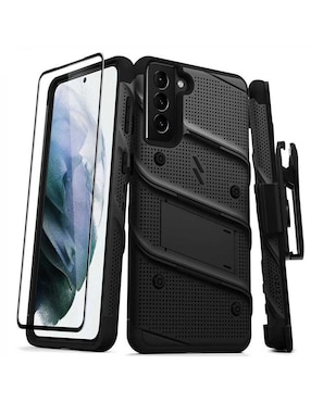 Funda ZIZO Bolt para Samsung S21 Plus con clip giratorio y mica