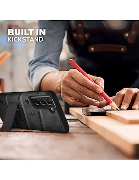 Funda ZIZO Bolt para Samsung S21 Plus con clip giratorio y mica