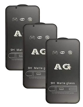 Set 3 Micas Para IPhone 13 Pro Gadget Collection Mx Cristal Templado