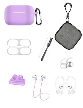 Funda Gadget Collection Mx Para Airpods Pro + Kit De Accesorios