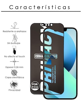 Mica para iPhone 13 Mini Gadget Collection MX de plástico y vidrio