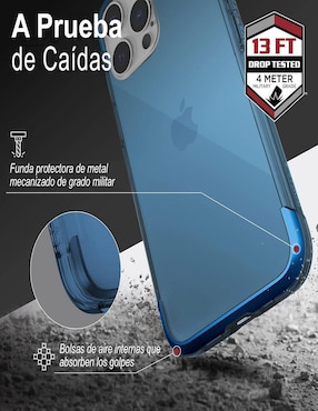 Funda para iPhone 13 Pro Raptic Air de aluminio