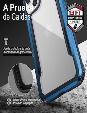Funda para iPhone 13 Pro Max Raptic Shield de aluminio