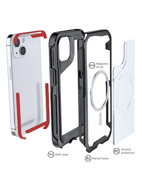 Funda para Atomic iPhone 13 de policarbonato y aluminio
