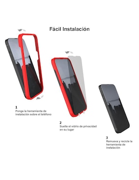 Funda para Raptic Vidrio iPhone 13 de vidrio