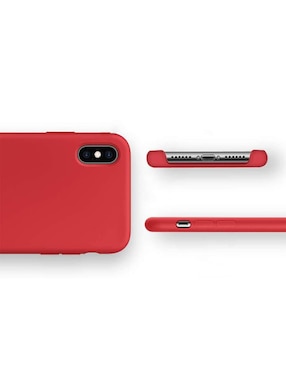 Funda para iPhone X y XS Occa Liquid Silicone de TPU + Cable Lightning