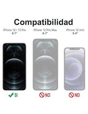 Funda para iPhone 12 y 12 Pro Raptic Clear de policarbonato