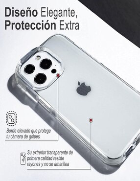 Funda para iPhone 12 y 12 Pro Raptic Clear de policarbonato