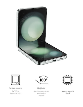 Samsung Galaxy Z Flip5 Dynamic AMOLED 2X 6.7 pulgadas