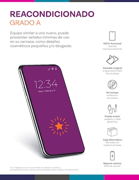 Apple iPhone 14 PRO MAX 6.7 pulgadas AMOLED Reacondicionado