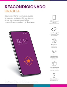 Samsung Galaxy S24 Ultra Dynamic AMOLED 2X 6.8 pulgadas Reacondicionado