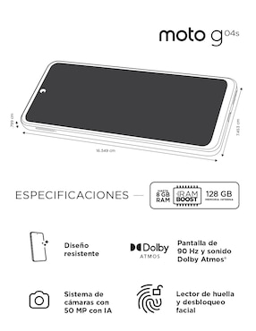 Motorola Moto G04S LCD 6.5 pulgadas AT&T