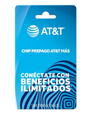 Chip prepago mensual 1500 ATT AT&T