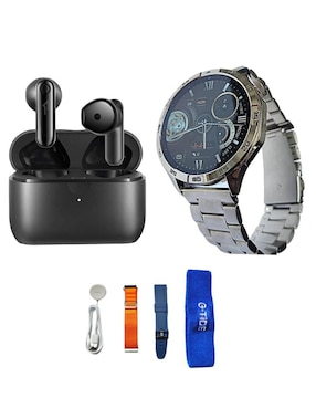 Smartwatch G-Tide Power Fitness Unisex + Audífonos