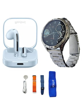 Smartwatch G-Tide Power Fitness Unisex + Audífonos