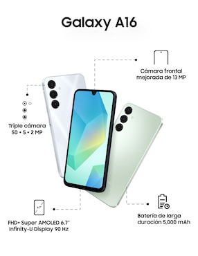 Samsung Galaxy A16 Super AMOLED 6.7 pulgadas