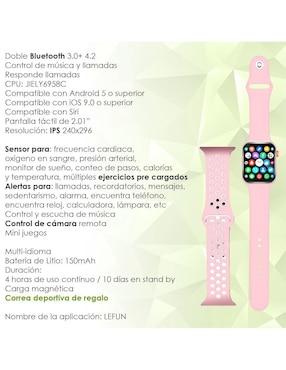 Smartwatch Vak Vd-9F-R unisex