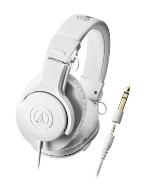 Audífonos On-Ear Audiotechnica Ath-M20Xwh alámbricos