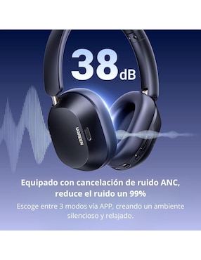 Audífonos On-Ear Ugreen Hitune Max5C inalámbricos con cancelación de ruido
