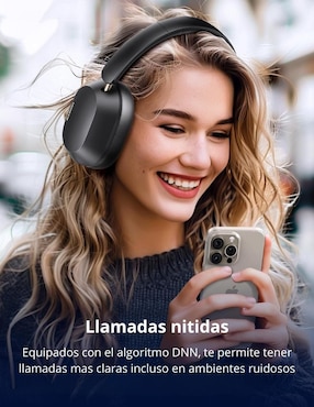 Audífonos On-Ear Ugreen Hitune Max5C inalámbricos con cancelación de ruido