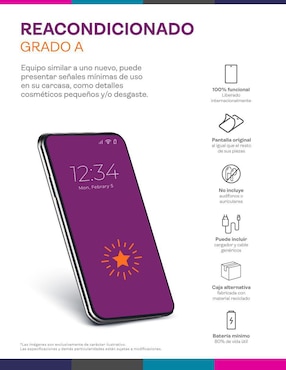 Apple iPhone 16E super retina XDR 6.1 pulgadas desbloqueado reacondicionado