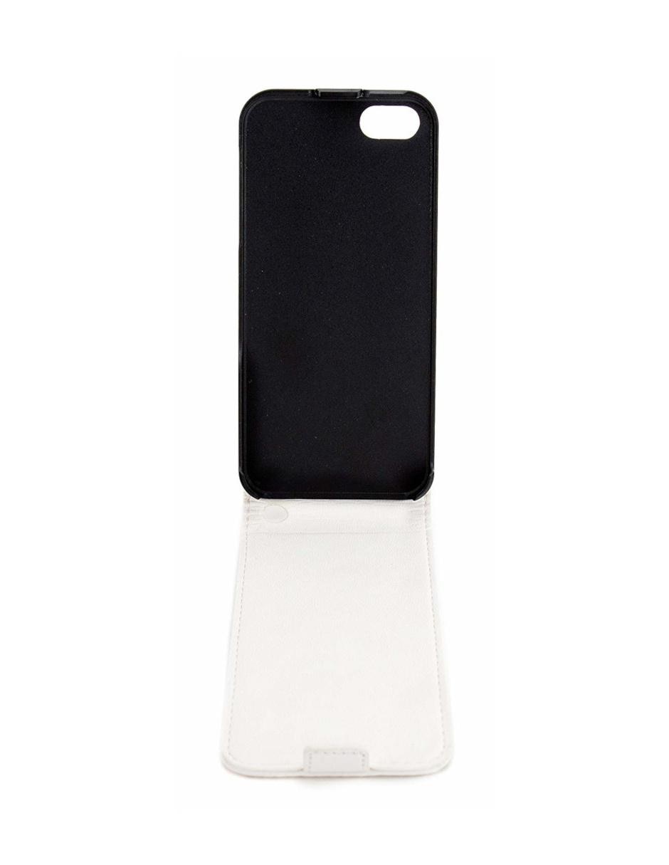 Funda para iPhone 5, 5S y SE Flipcover blanca 2