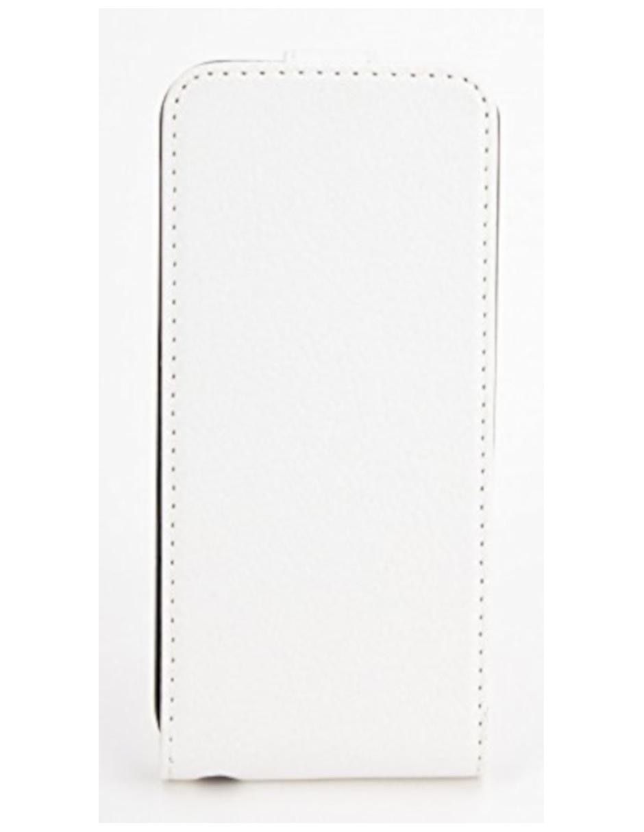 Funda para iPhone 5, 5S y SE Flipcover blanca 3