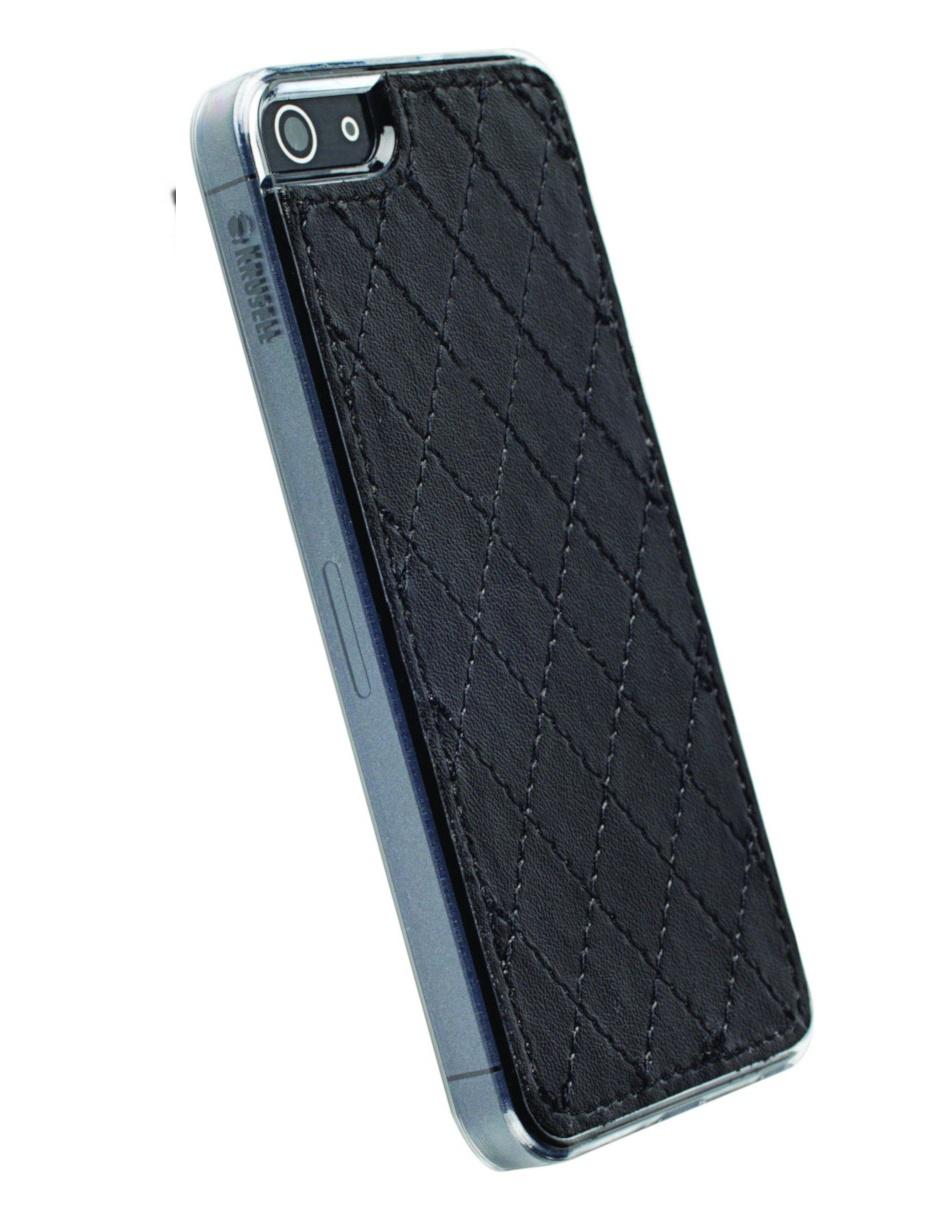 Funda acolchonada tipo piel iPhone 5/5s/SE Avenyn negro Funda acolchonada tipo piel iPhone 5/5s/SE Avenyn negro