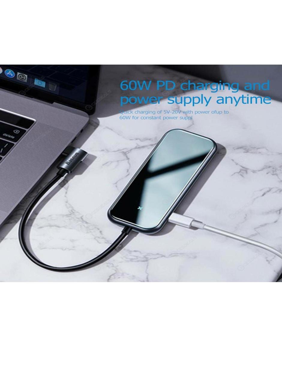 Adaptador Hub Tipo C a USB 3.0 3