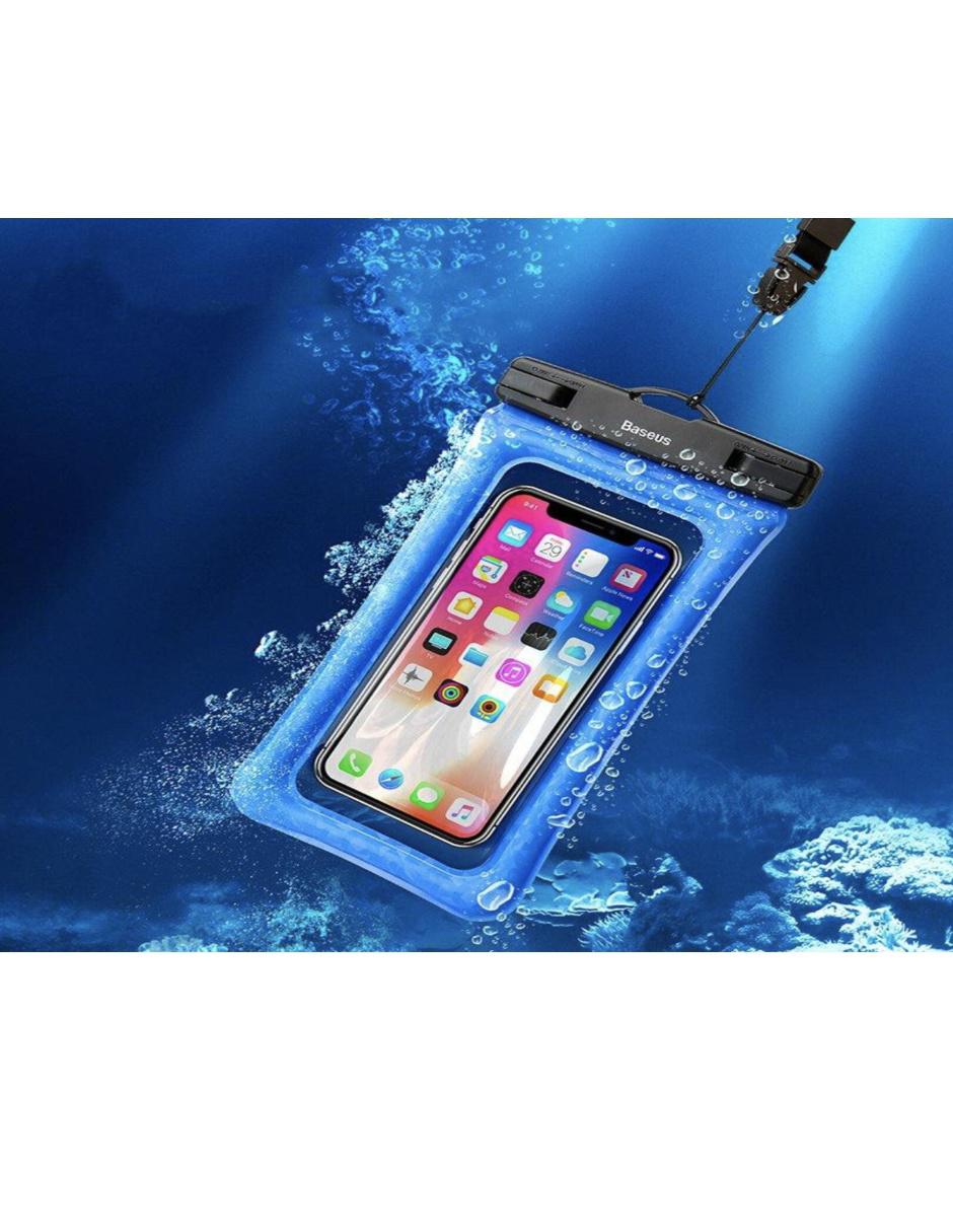 Funda Contra Agua IPX8 para Celular hasta 6.1 Pulgadas Bolsas de Aire 5