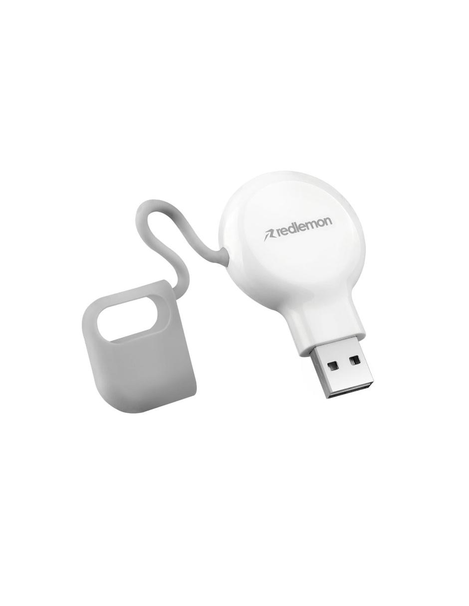 Negro Urbo Cable Cargador Llavero v2 con USB-A a Conector Lightning para Dispositivos Apple