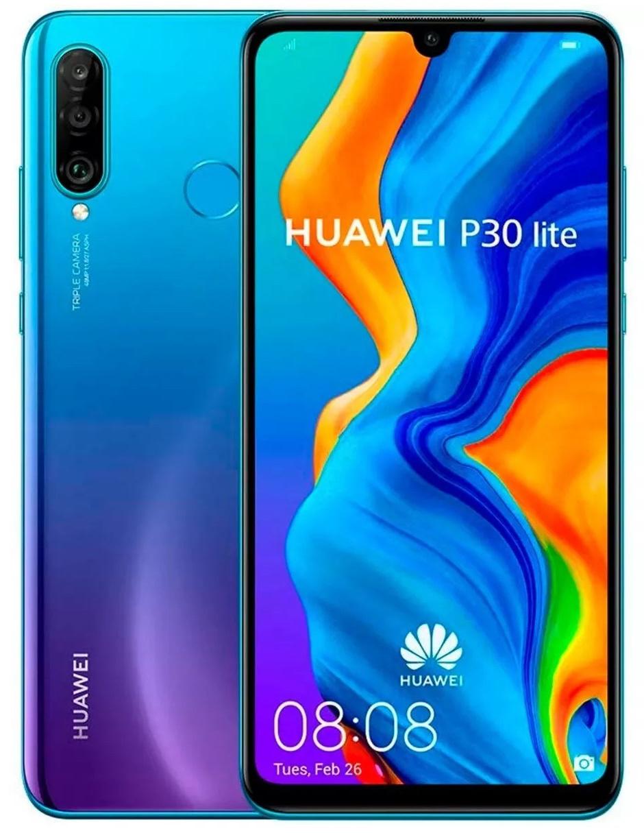 Celular Huawei P30 Lite 4GB 128GB Octa Core EMUI Dual Sim Aqua