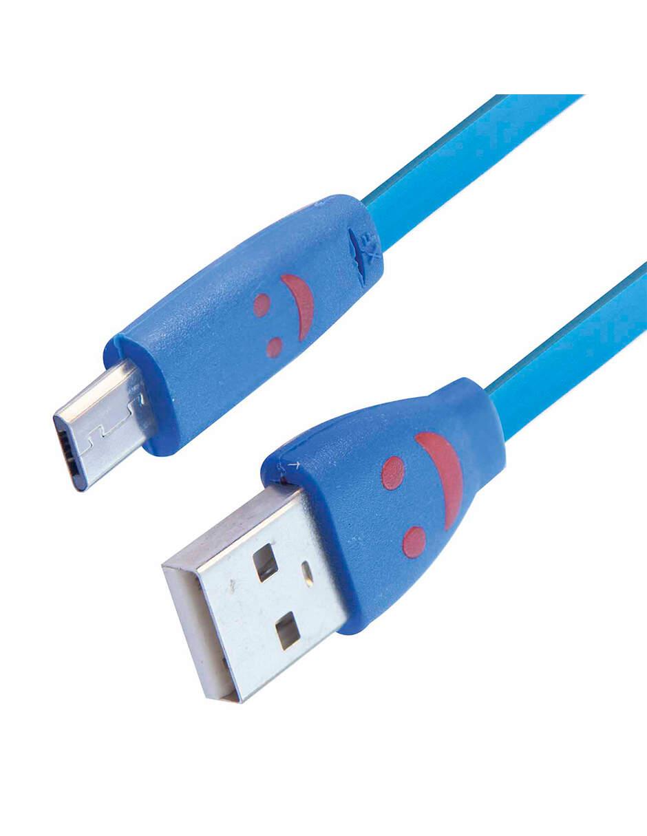 Cable Plano USB Micro USB Green Leaf 4