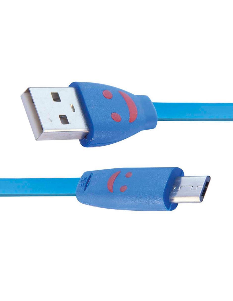 Cable Plano USB Micro USB Green Leaf 5