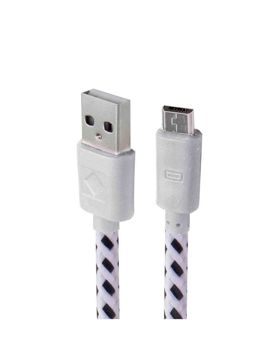Cable USB - Micro USB (V8) Green Leaf Clip