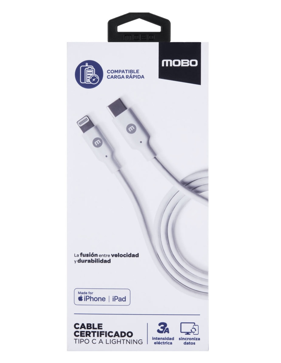 Cable Lightning Mobo 1m Tipo C A Lightning - Mobo