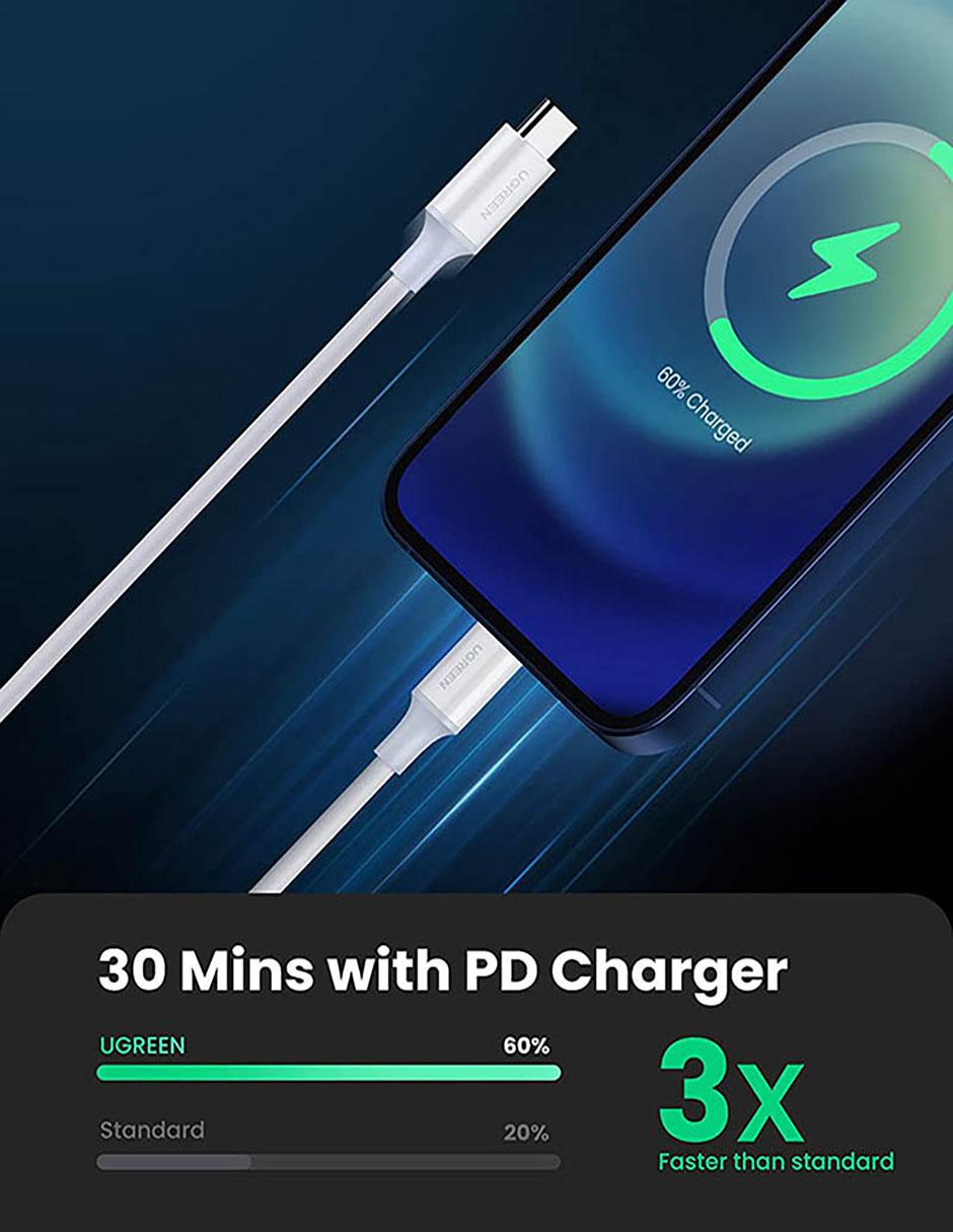 Cable lightning a tipo USB C de 2 m 3
