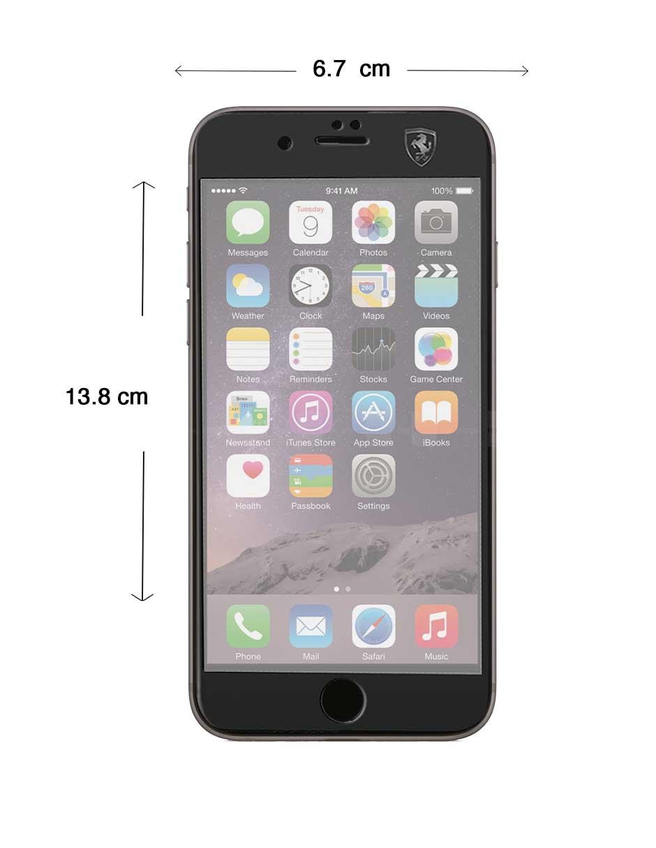 Mica Cristal Templado para iPhone SE, 6, 7, 8 9