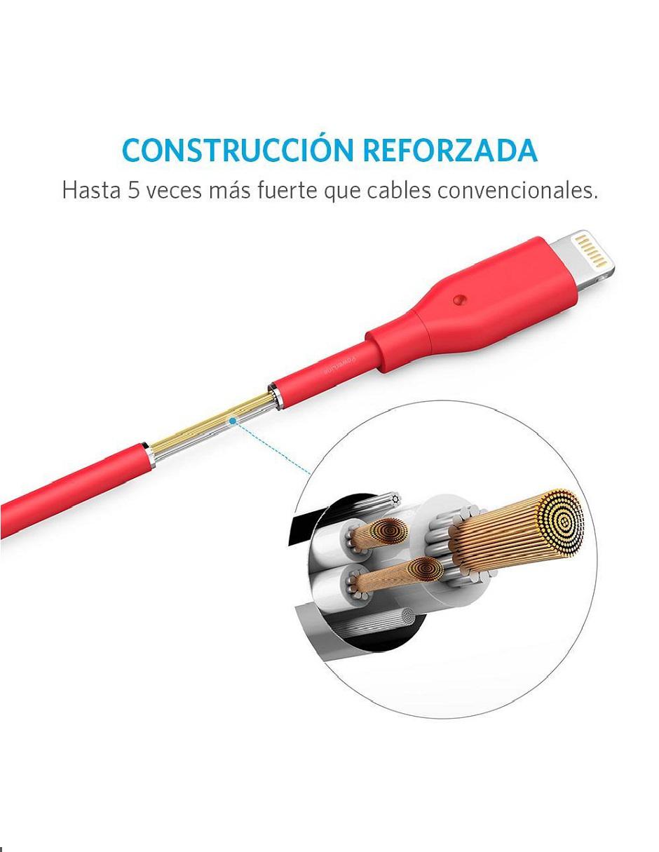 Cable lightning a tipo USB A de 90 cm 3