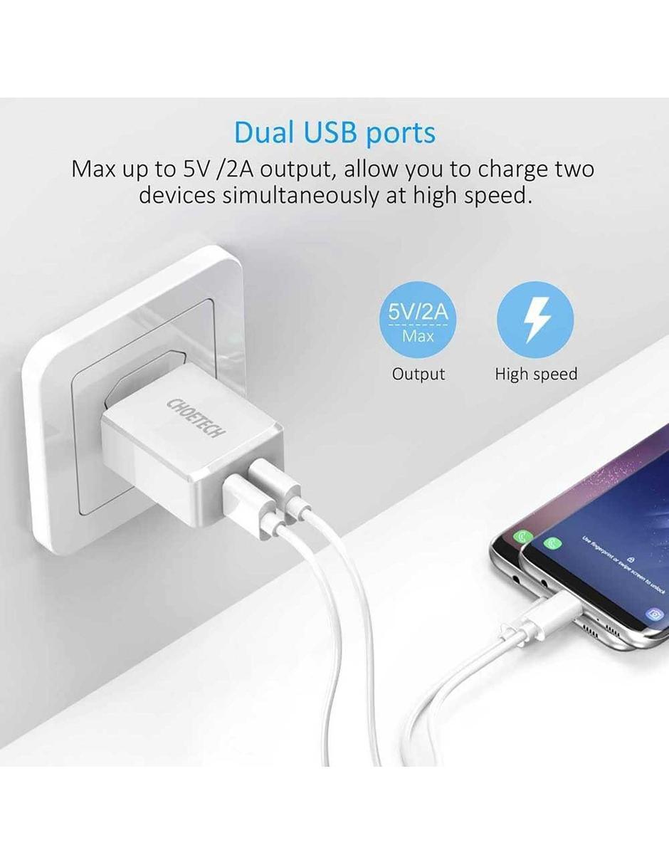 Cargador pared USB tipo A 4