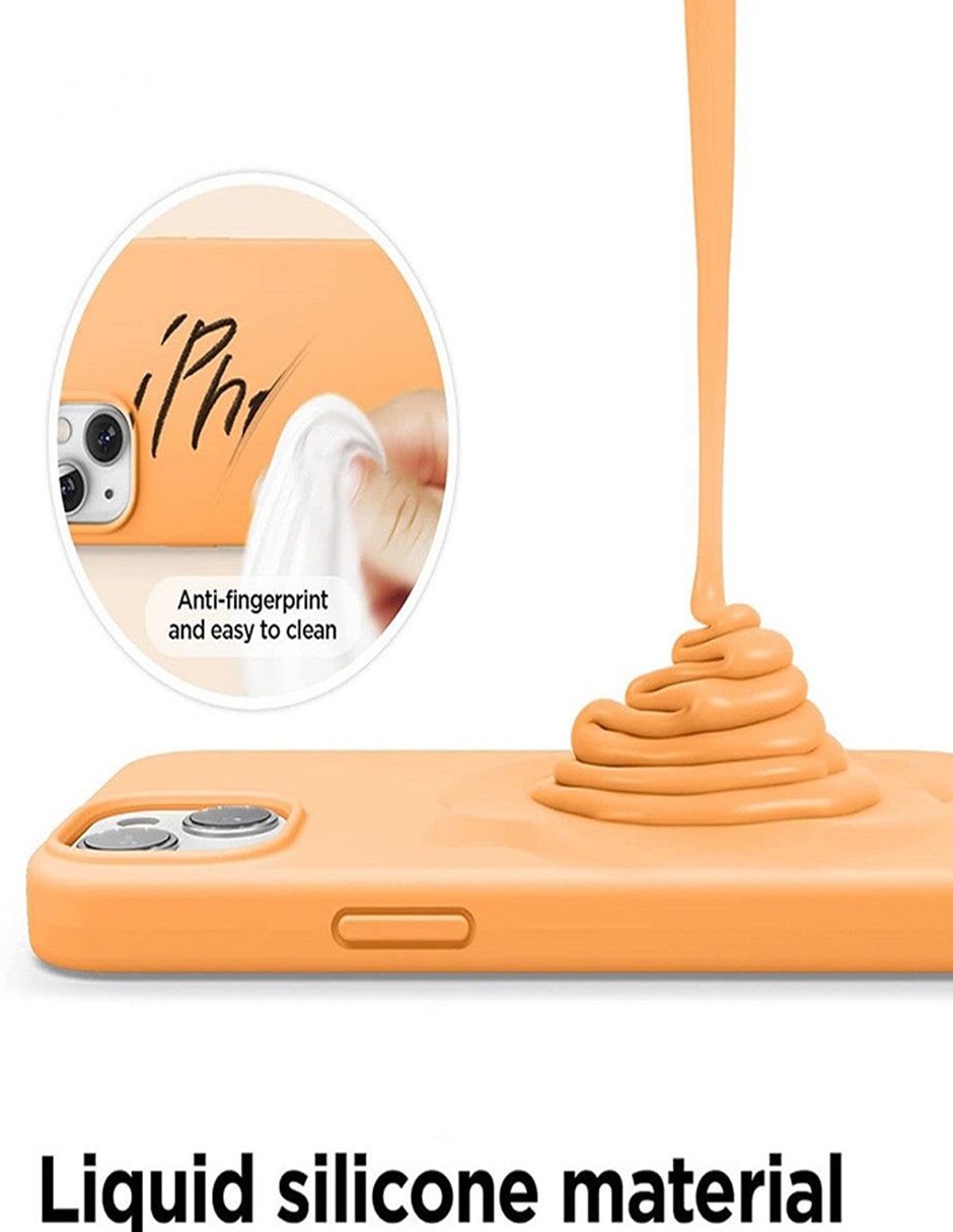FUNDA PARA IPHONE, SIN TAMAÑO, NARANJA