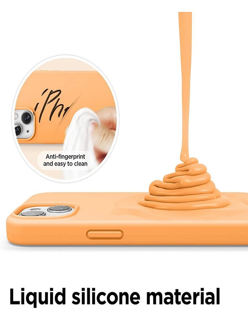 FUNDA PARA IPHONE, SIN TAMAÑO, NARANJA
