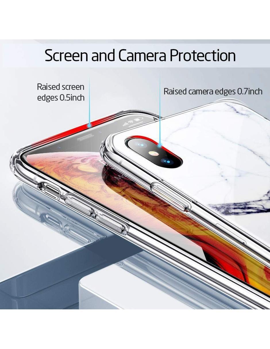 Funda Mimic para iPhone Xs Max cristal marmol 6