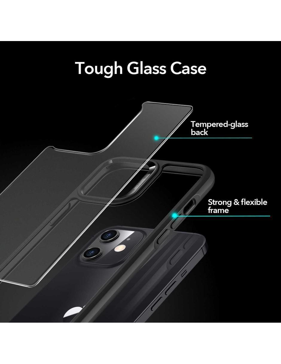 Funda Mimic para iPhone 12 Mini respaldo de cristal 4