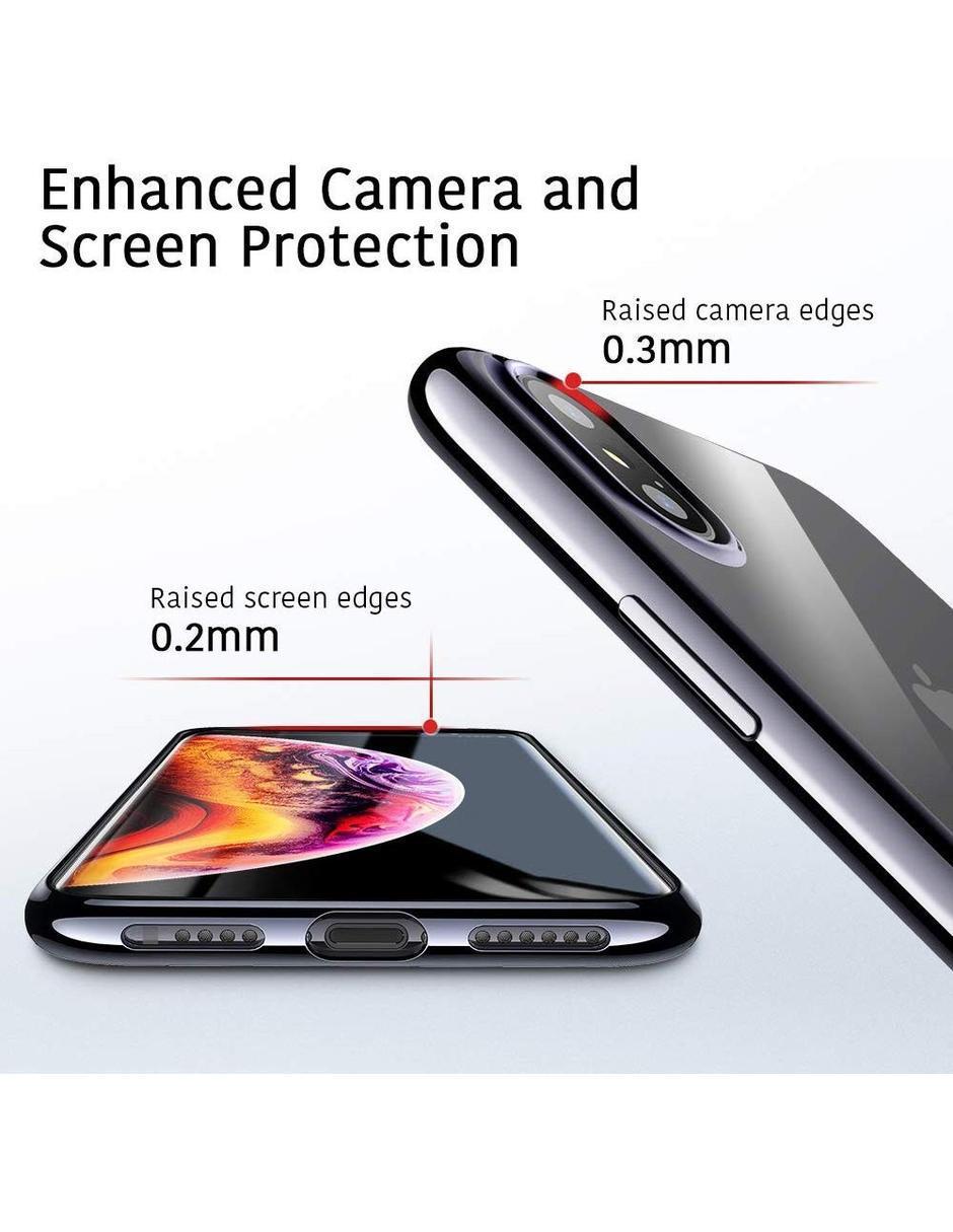 Funda Essential Slim delgada para iPhone XS Max borde 4