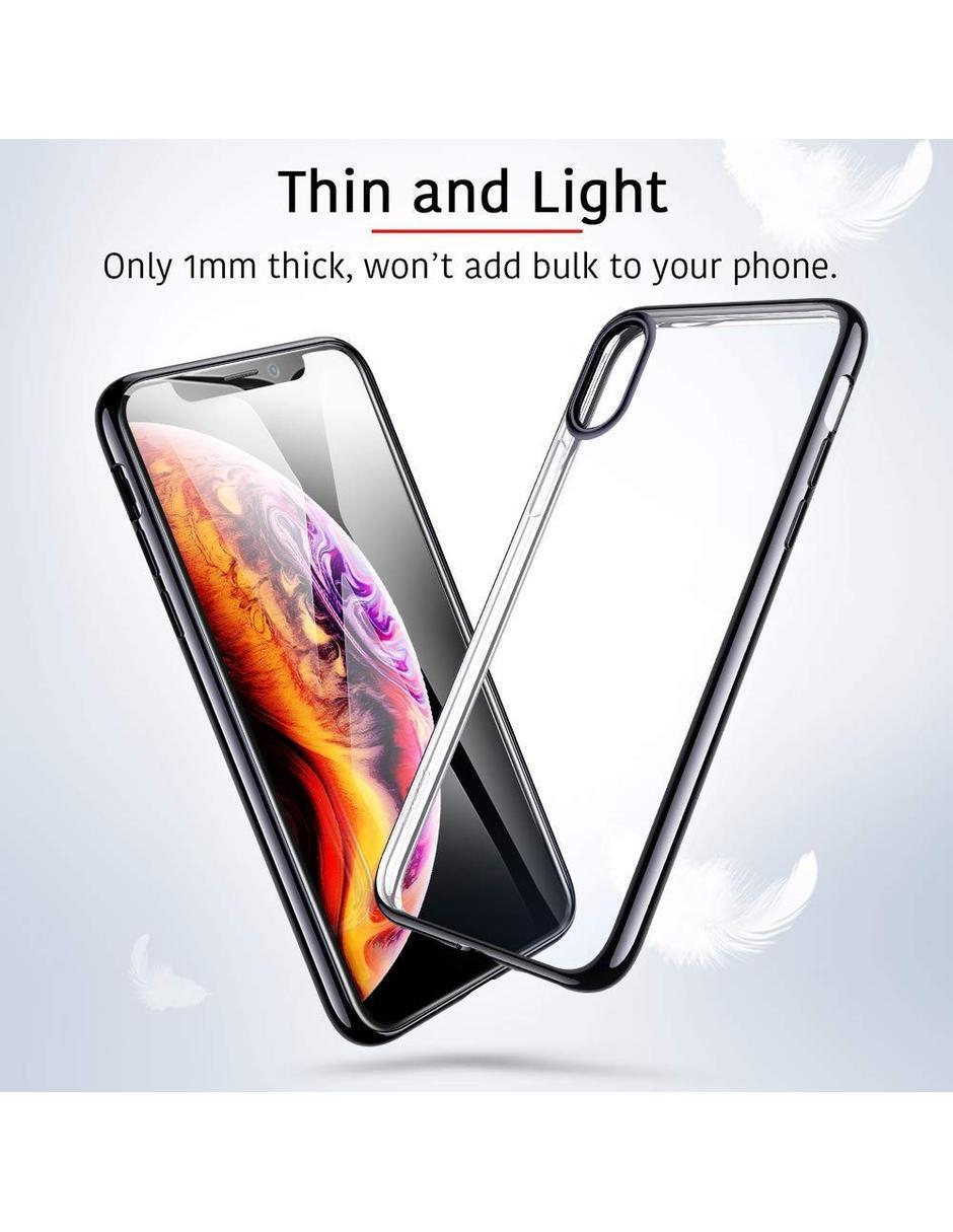 Funda Essential Slim delgada para iPhone XS Max borde 5