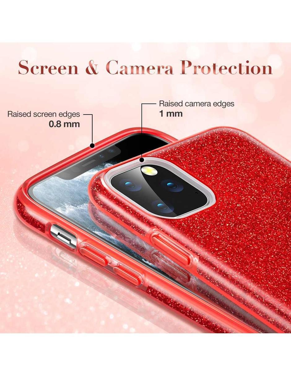 Funda iPhone 11 Pro Glitter Brillos Esr Rosa Anti Impacto